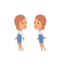 Tired and Exhausted Character Consultant Girl sleeping on the sh