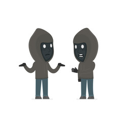 Frustrated Character Anonymous Hackers can not help to solve the