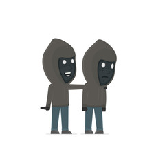 Good Character Anonymous Hackers cares and helps to his friend i