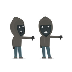 Frustrated and Angry Character Anonymous Hackers showing thumb d