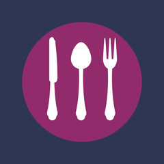 Food cutlery icon