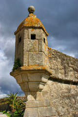 Lagarteira fortress in Vila Praia de Ancora, Portugal