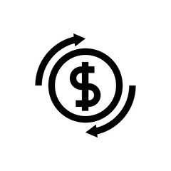 Obraz premium Money, exchange line icon