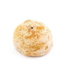 Delicious sweet cookies isolated on white background