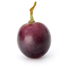 Red grape berry bunch isolated on white background cutout