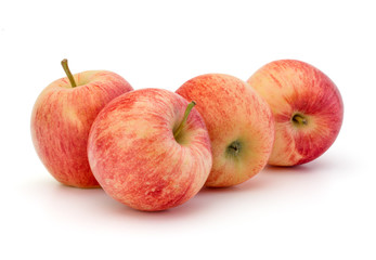Red apple isolated on white background cutout