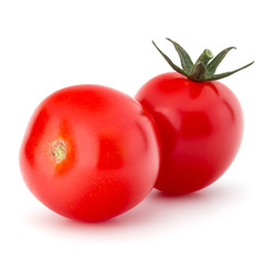 fresh cherry tomato isolated on white background cutout