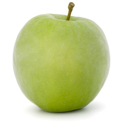 green apple isolated on white background cutout