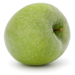 green apple isolated on white background cutout