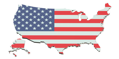 United States of America map