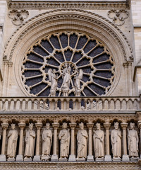 Cathedral Notre-Dame de Paris - Built in French Gothic architecture, and it is among most well-known church buildings in the world
