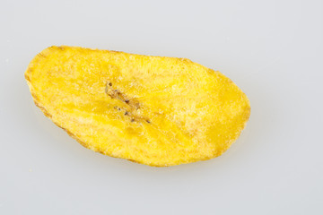 Plátano verde frito.