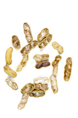 peanuts stack isolated on a white background