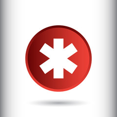 Medical symbol of the Emergency icon