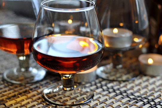 Brandy in a glass