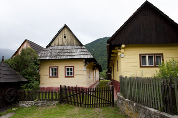 Fototapeta na wymiar UNESCO Vlkolinec Village - Slovakia