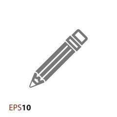 Pencil vector icon for web and mobile