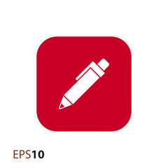 Pen vector icon for web and mobile