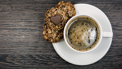 Beautiful coffee Cup with heart