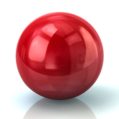 Illustration of red sphere