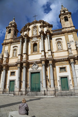 Fototapeta na wymiar Dominikaner-Klosterkirche San Domenica, Palermo