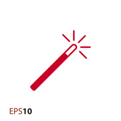 Magic wand vector icon for web and mobile