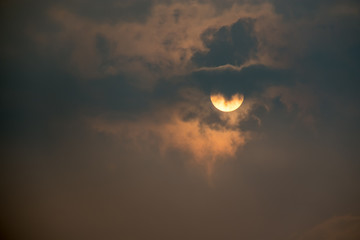 Sunrise sky and clouds