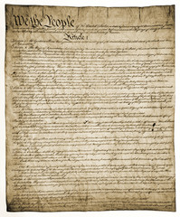 Constitution of United States - obrazy, fototapety, plakaty