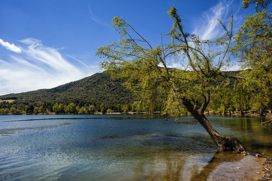 Dait Aoua lake, Ifrane, Middle Atlas, Morocco