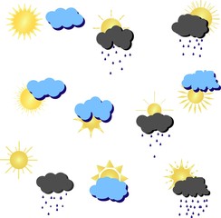 Weather Web Icons Set