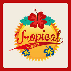 tropical paradise design 