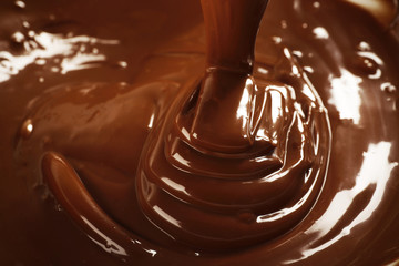 Chocolate as background
