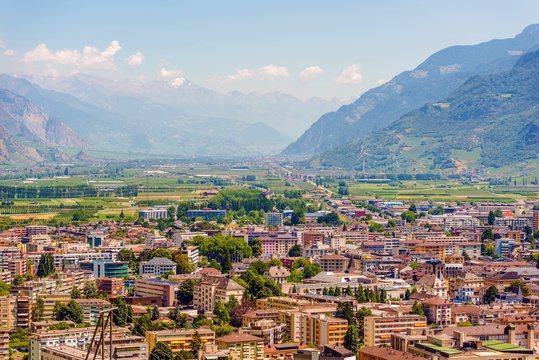 Panorama of Martigny