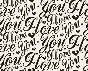 i love you, pattern