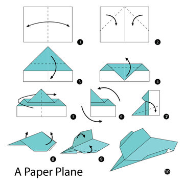step by step instructions how to make origami A Cat.