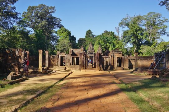 The Banteay Srei (srey) temple near Angkor, Cambodia