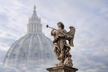 Fototapeta premium Ángel y religión