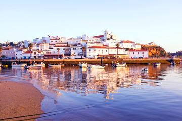 The village Ferragudo in the Algarve Portugal