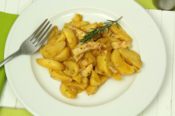 poêlée de poulet 18012016