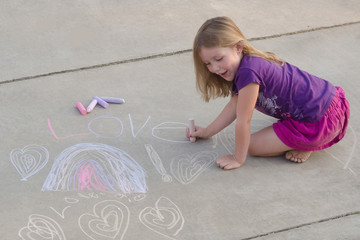 Young Chalk Artist