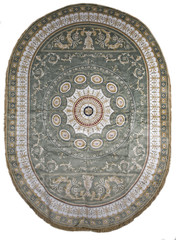 Arabic carpet isolated on white background
