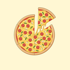 Pizza Illustration