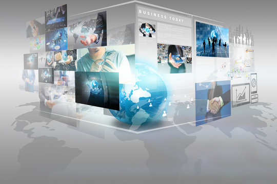 Social network concept.