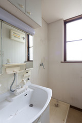 リフォームする前の洗面所