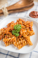 Nudeln mit Gemüsesauce 