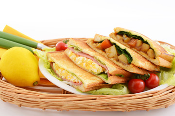 おいしそうなホットサンド