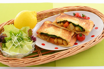 おいしそうなホットサンド