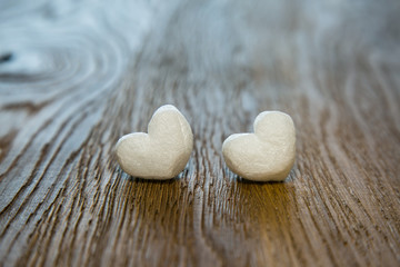 Valentines Day background with hearts