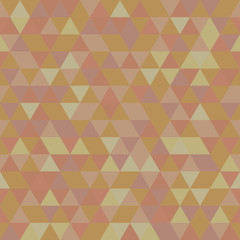 Geometric vector colorful pattern with colored triangles. Seamless abstract background