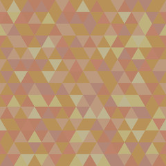 Obraz premium Geometric vector colorful pattern with colored triangles. Seamless abstract background